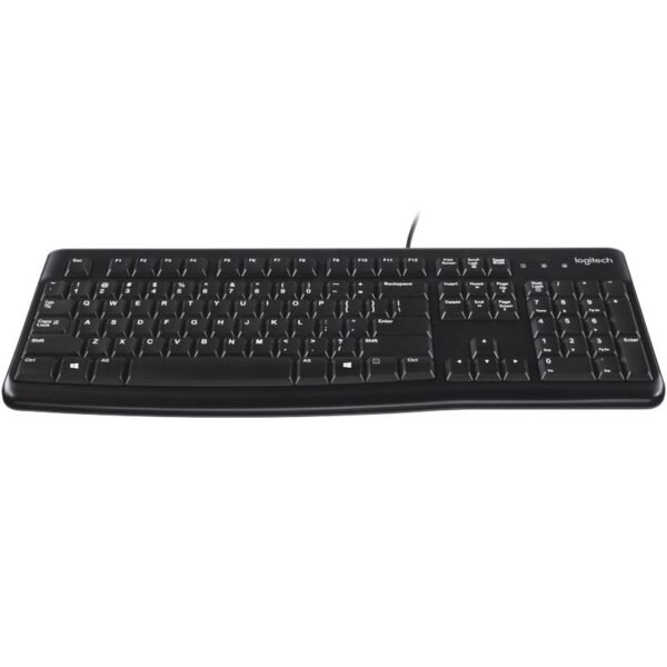 Logitech K120 USB Wired Keyboard | USB Plug-and-Play | Full-Size | Spill-Resistant