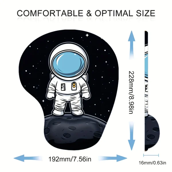 Lunar Walk Ergonomic Mouse Pad