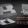 j5create JTS127 Ergonomic Aluminum Alloy Laptop Stand Designed to fit laptop/device up to 16 inch tablet stand PC stand