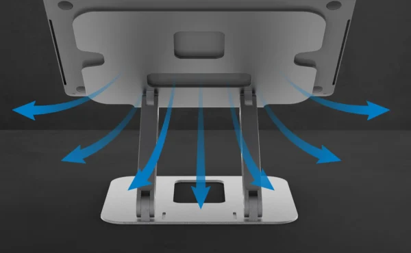 j5create JTS127 Ergonomic Aluminum Alloy Laptop Stand Designed to fit laptop/device up to 16 inch tablet stand PC stand
