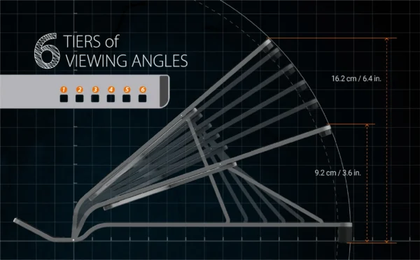 j5create JTS223 USB HUB X Kit Laptop Stand, USB Laptop Stand with 4 USB port, Fordable Laptop Holder