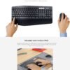 Logitech MK850 Multi-Device Performance 2.4GHz Wireless Keyboard and Mouse Combo | Bluetooth | Curved Keyframes